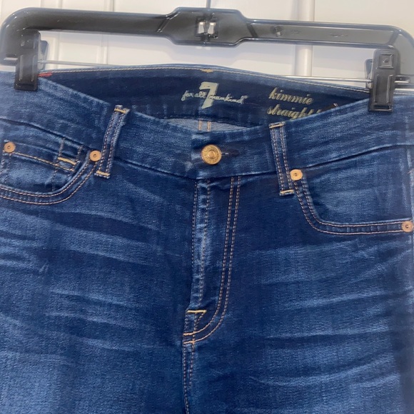 7 For All Mankind Kimmie Straight Leg Size 28 - Picture 5 of 6